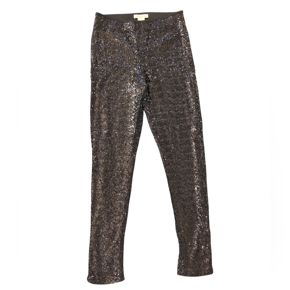 Shimmery Black Sequin Leggings by Arden B. (Size M)